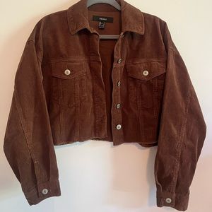 Forever 21 brown corduroy jacket